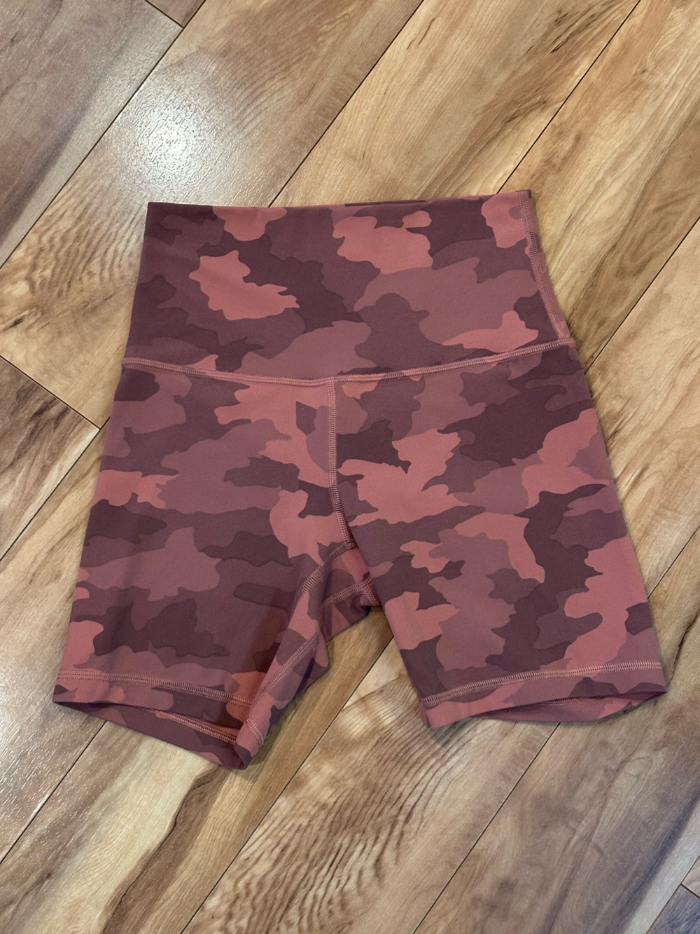 Lululemon Align High-Rise Short 6” Heritage Camo Brier Rose Size 4